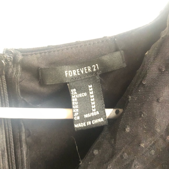 Black dot mesh dress - Picture 4 of 4